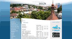 Desktop Screenshot of hulin.cz