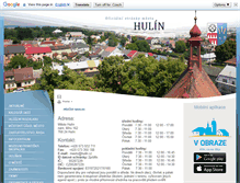 Tablet Screenshot of hulin.cz